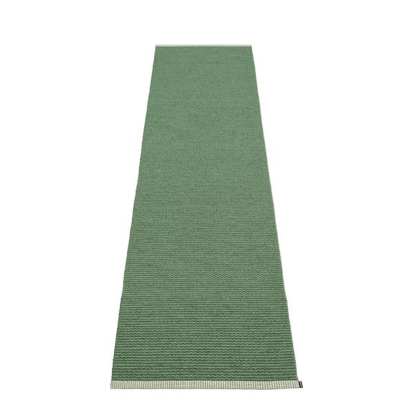 Covor tip traversă pentru interior și exterior verde 60x250 cm Mono Leaf Oregano – Pappelina