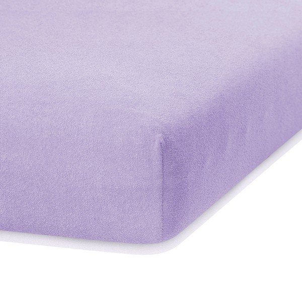 Cearșaf elastic pentru pat dublu AmeliaHome Ruby Siesta, 180-200 x 200 cm, violet-image-2