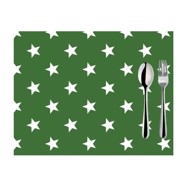 Set 2 suporturi pentru farfurie verzi Mike & Co. NEW YORK Honey, 33 x 45 cm