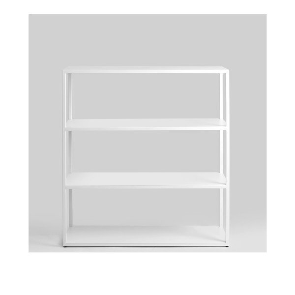 Bibliotecă CustomForm Hyller, 100 x 110 cm, alb-image-4