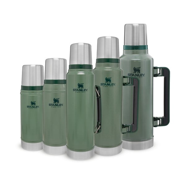 Termos verde din oțel inoxidabil 1 l Legendary Classic Hammer Tone Green – Stanley-image-3