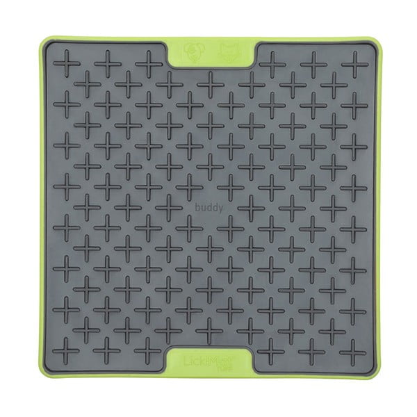 Covoraș de lins pentru animale de companie Buddy Tuff Green – LickiMat-image-1