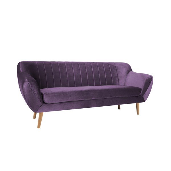 Canapea cu 3 locuri Mazzini Sofas BENITO, mov-image-1