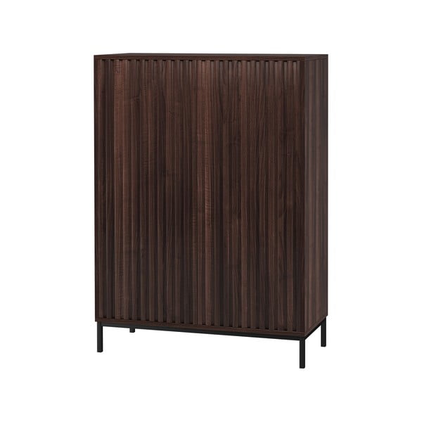 Dulap în culoare naturală cu aspect de lemn de nuc 80x110 cm Celine - Støraa-image-2