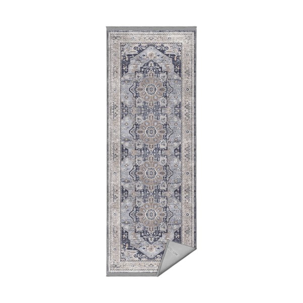 Covor gri de tip traversă 80x200 cm – Mila Home