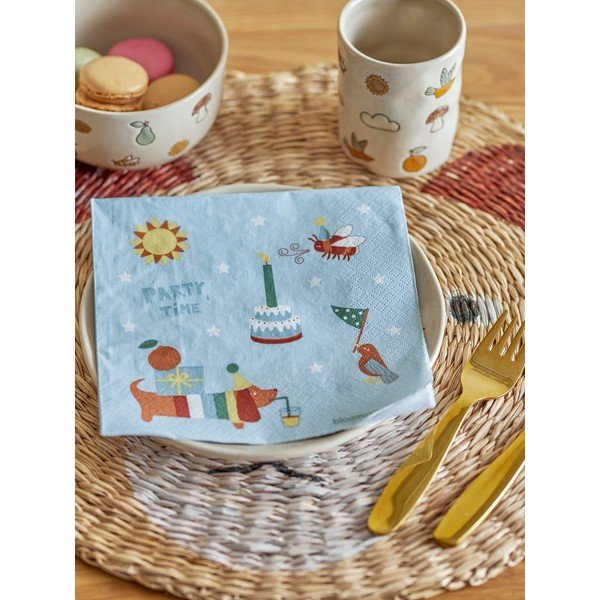 Șervețele 20 buc. din hârtie Charlie – Bloomingville Mini-image-1