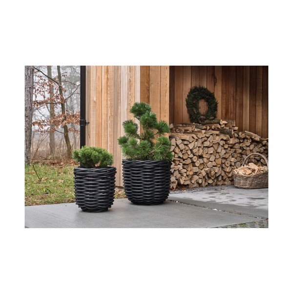Ghivece 2 buc. din ratan ø 52 cm Vilda – Villa Collection-image-2