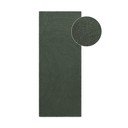 Covor tip traversă verde închis țesut manual din lână 80x300 cm Calmio – Hanse Home