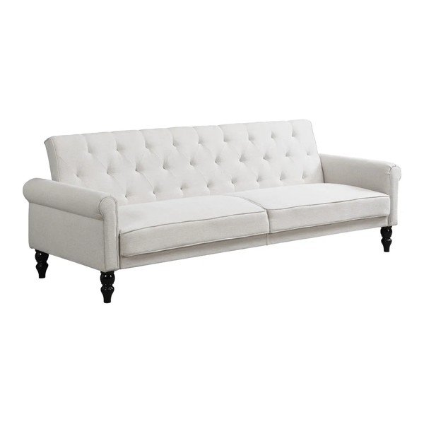 Canapea crem reglabilă/extensibilă 222 cm Tyne – Støraa-image-2