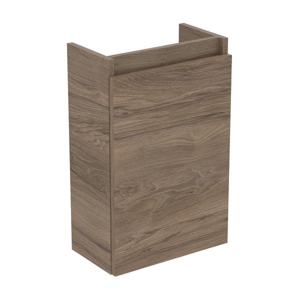 Dulap sub chiuvetă în culoare naturală suspendat cu aspect de lemn de nuc 35x55 cm Eurovit+ – Ideal Standard-image-1