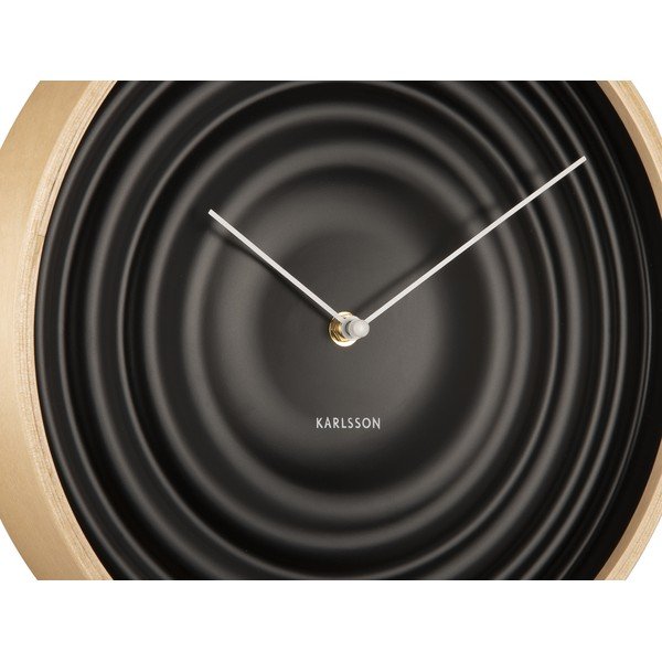 Ceas de perete Karlsson Ribble, ø 31 cm, negru-image-4