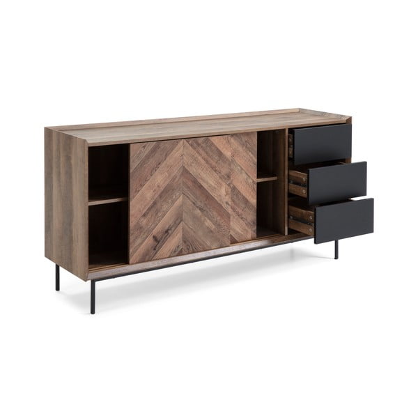 Comodă Marckeric Utah, decor stejar negru-image-4