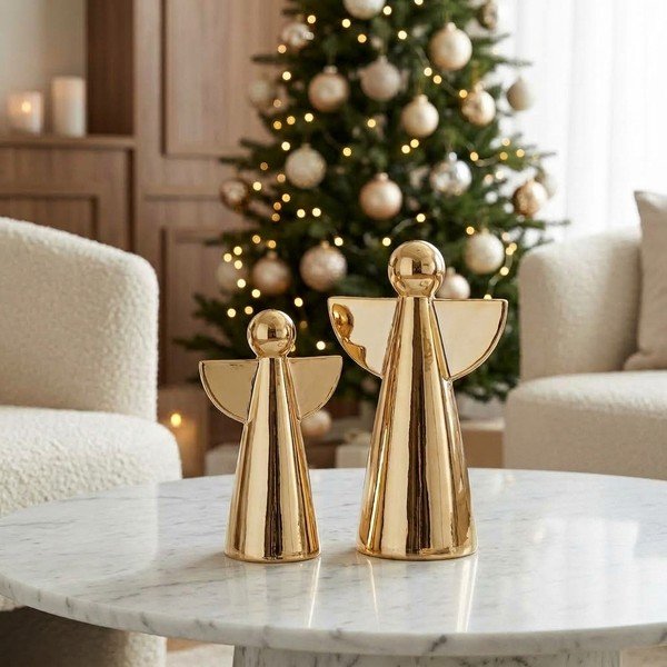 Figurină de Crăciun din porțelan (înălțime 20 cm) Dunster  – Bizzotto-image-1