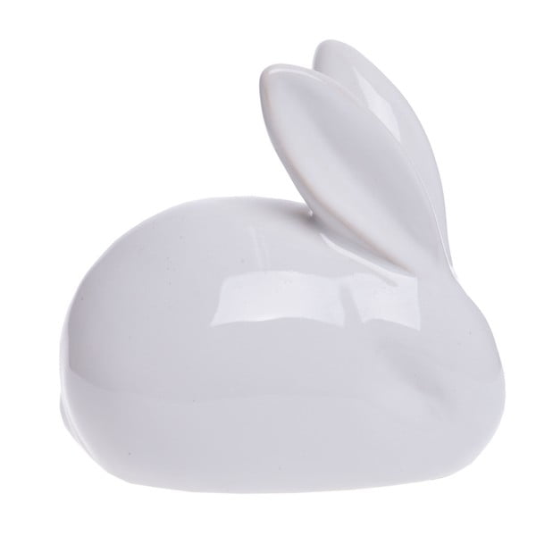 Decorațiune din ceramică Ewax Bunny Bundle, alb