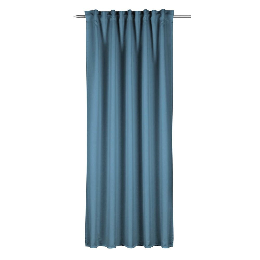 Draperie albastră termoizolantă, dimout (semi-opacă) 135x245 cm Jeans – Sehlbach