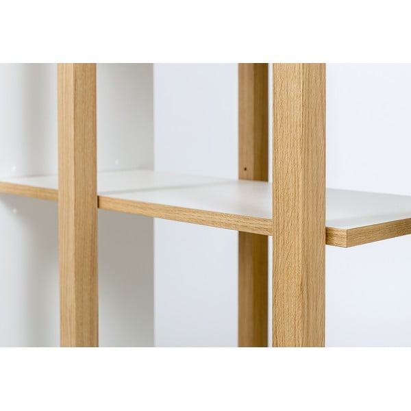 Bibliotecă cu structură din lemn de stejar Woodman Newbury-image-4