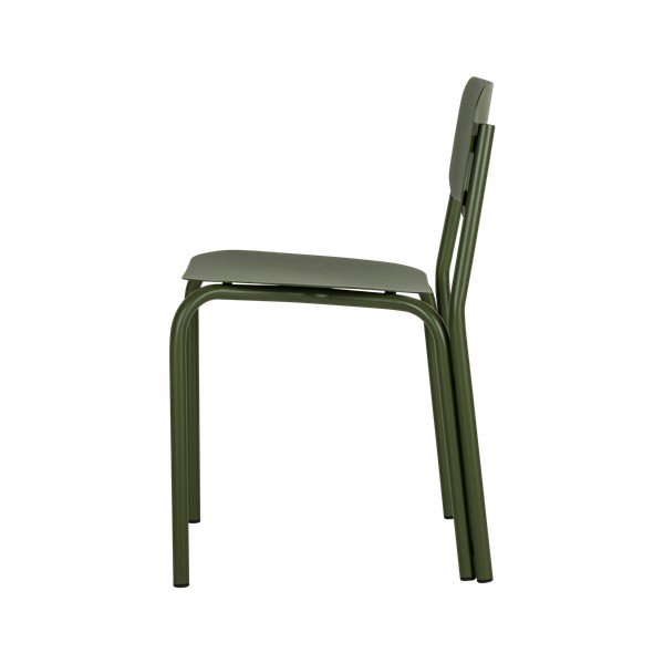 Scaun de grădină verde din metal Kei – noo.ma-image-2