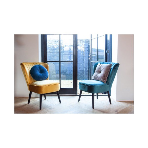 Pernă din bumbac PT LIVING, 45 cm, albastru-image-3