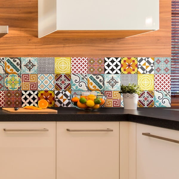 Set 15 autocolante Ambiance Bistro, 20 x 20 cm-image-4