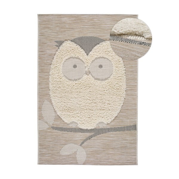 Covor pentru copii Universal Chinki Owl, 115 x 170 cm