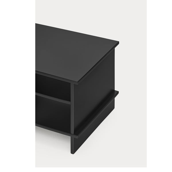 Noptieră neagră cu rafturi Inari – Teulat-image-4