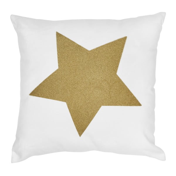 Pernă Miss Étoile Gold Glitter Star, 50 x 50 cm