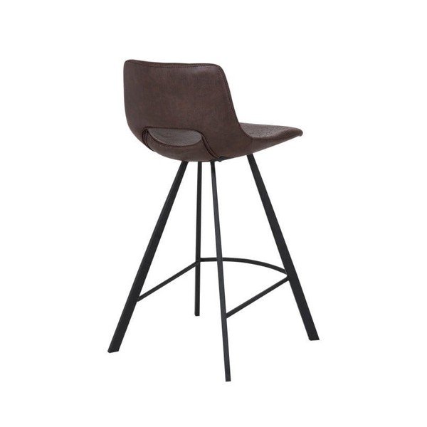 Scaun de bar Canett Coronas, înălțime 87 cm, maro închis-image-1