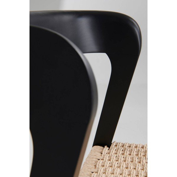 Scaun de dining negru din lemn de ulm Vikdalen – Jotex-image-4