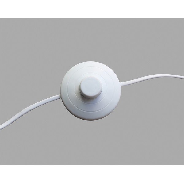 Lampadar gri cu abajur textil (înălțime 110 cm) Thor – Fischer & Honsel-image-1