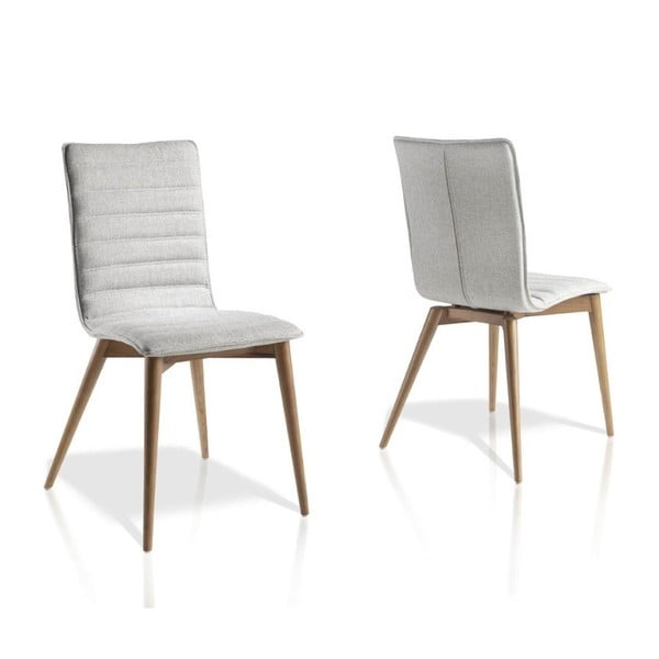 Set 2 scaune cu picioare din lemn de nuc Ángel Cerdá Hogins