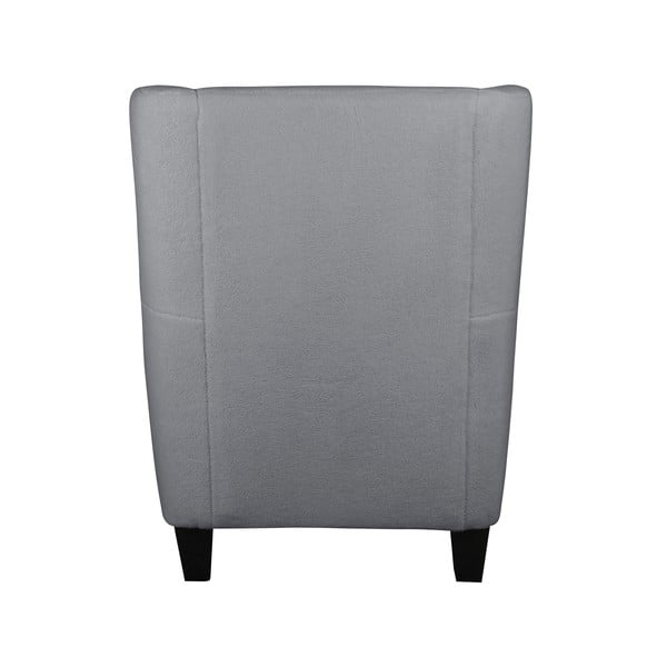 Fotoliu gri wing cu tapițerie din catifea Zhili - Støraa-image-3