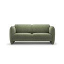 Canapea verde cu tapițerie din chenille 168 cm Georgia – Micadoni 