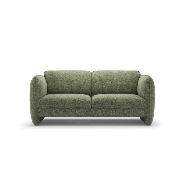 Canapea verde cu tapițerie din chenille 168 cm Georgia – Micadoni 