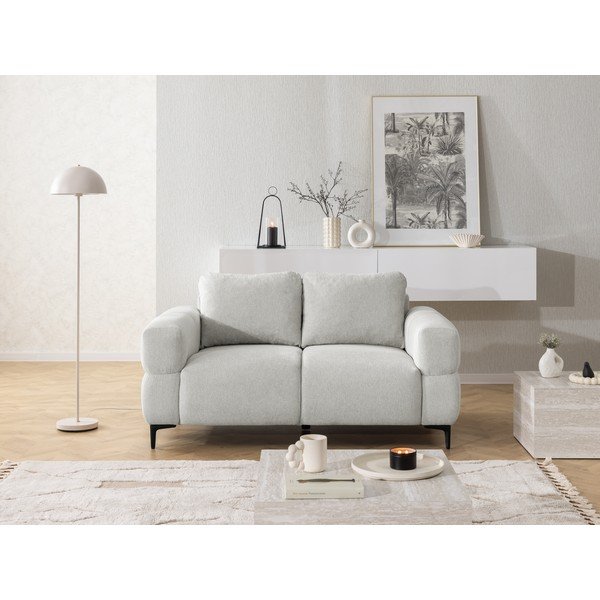 Canapea gri deschis 154 cm Helio – Ropez-image-3