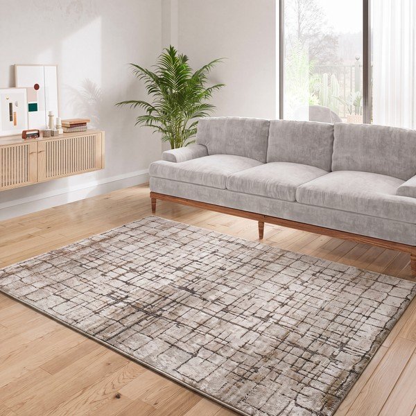 Covor grej 133x190 cm Ceres – Universal-image-1
