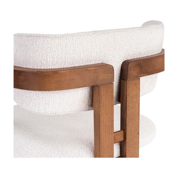 Scaun de living alb cu cotiere Toscana – Kalune Design-image-4