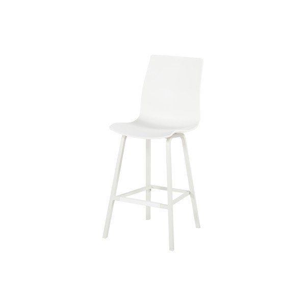 Scaune de bar de grădină albe 2 buc. din plastic Sophie Wave – Hartman-image-2