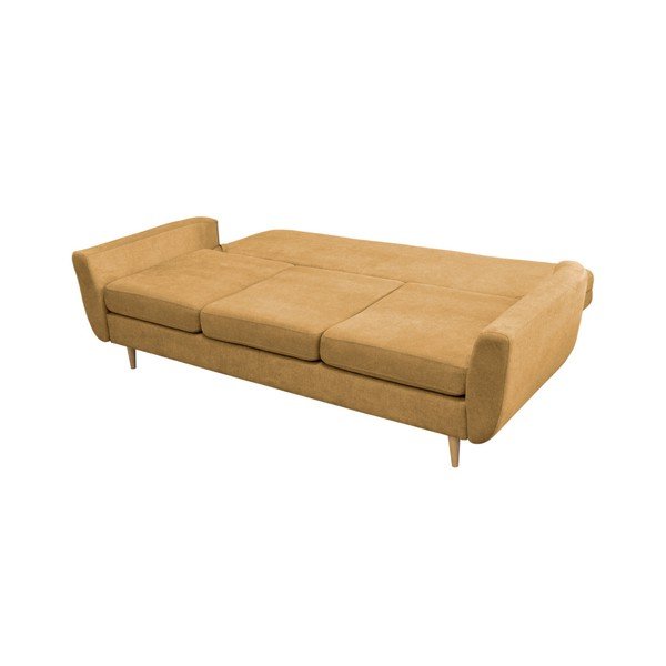 Canapea extensibilă Mazzini Sofas Rose, galben-image-3