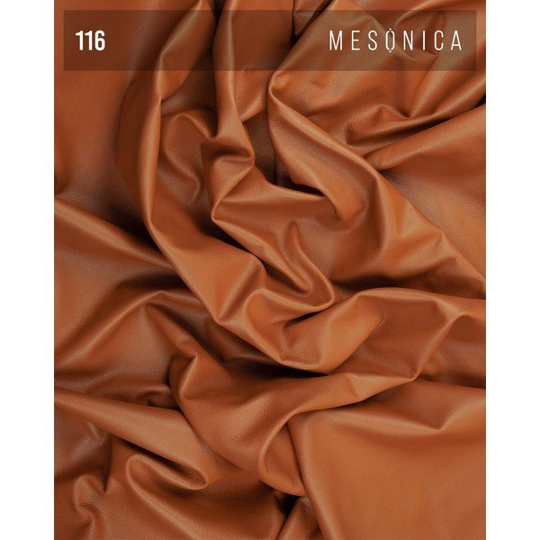 Canapea maro coniac cu tapițerie din piele 207 cm Kobo – MESONICA-image-4