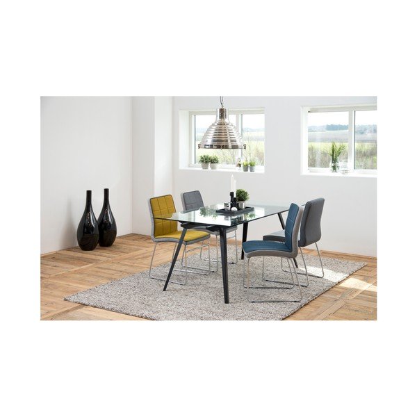 Set 4 scaune Actona Justin, gri-image-1