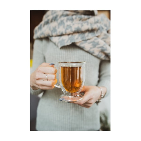 Căni 2 buc. cu perete dublu/pentru latte din sticlă 250 ml Amo – Vialli Design-image-4