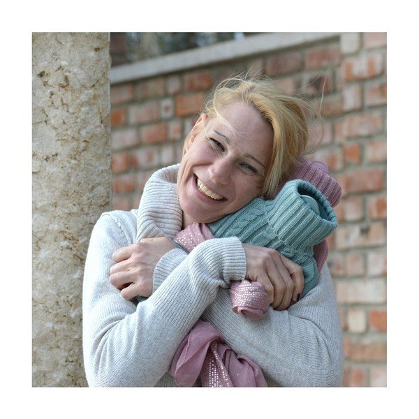 Termofor cu înveliș tricotat Classic - Hugo Frosch-image-1