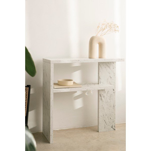 Masă consolă albă 30x80 cm Dante – Really Nice Things-image-3