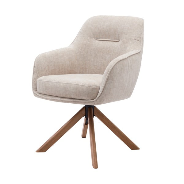 Set de scaune de sufragerie crem 2 buc. tapițat Avola – Unique Furniture-image-4