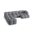 Colțar gri (cu colț pe partea stângă/în formă de "U") Loretto – Cosmopolitan Design