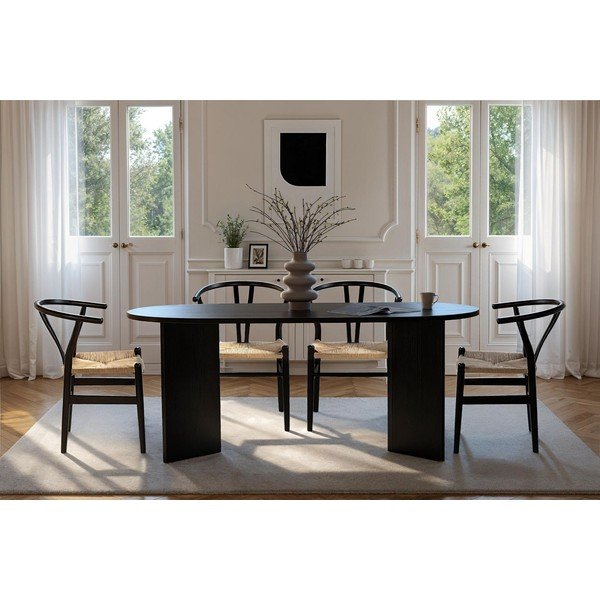 Masă de dining cu aspect mat 89,5x180 cm Sablin – Kalune Design-image-1