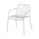 Scaun de grădină gri deschis din metal Yua Wire – Blomus