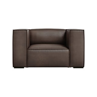 Fotoliu maro cu tapițerie din piele Madame – Windsor & Co Sofas