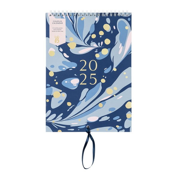 Calendar pentru cupluri 13 pag. Navy Marble – Busy B
