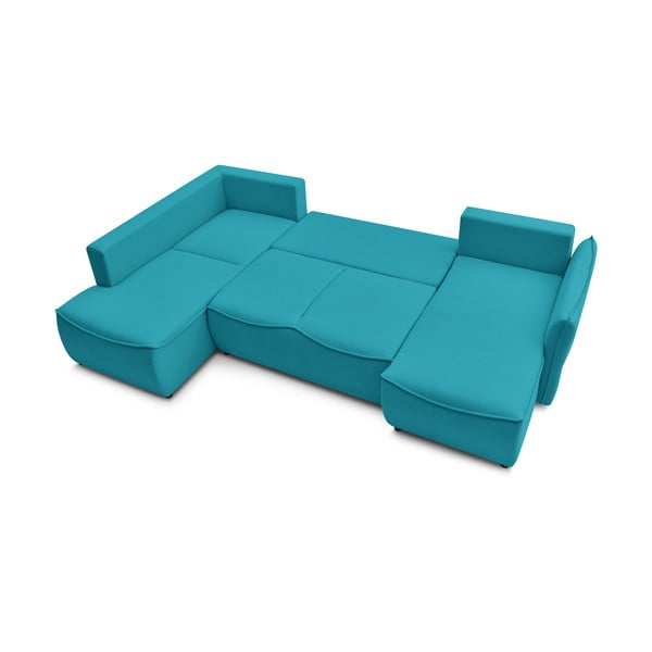 Colțar turcoaz extensibil (cu colțar pe partea stângă ) Leon – Bobochic Paris-image-4